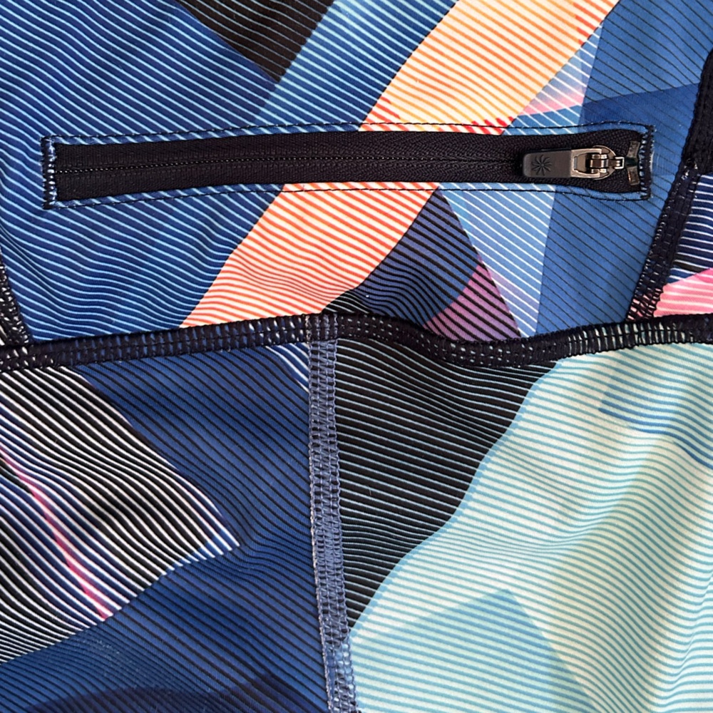 Athleta Electric Geo Sonar Capri - Picture 6 of 8